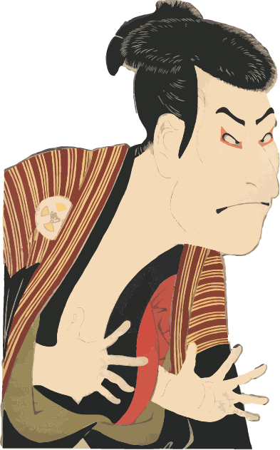 Free ukiyo-e item of Kabuki actor
