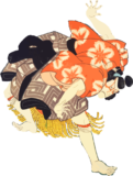 Free ukiyo-e item of Kabuki actor 1