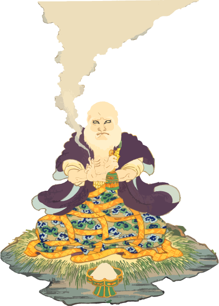 Free ukiyo-e item of Magician during summoning