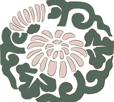 Free Download  item of Japanese style pattern_oval chrysanthemum