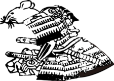 Free Ukiyo-e  item of Sitting mouse warrior