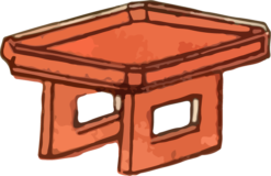 Free Japanese resource of A table for one person’s meal