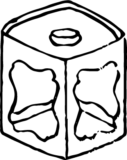Free Japanese resource of A stand on which a choko is placed