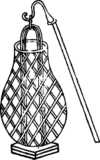 籠提灯3の浮世絵素材