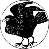 Royalty Free Image of  Yatagarasu Crest