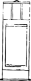 Royalty Free Image of  Hanging scroll with copy space (vertical)