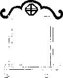 立て看板風コピースペース2のモノクロカット素材