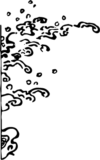 Free Japanese illustration of  Splash (far left)