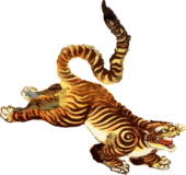 Free creative resources of  roaring tiger