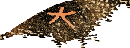 大文字焼き（だいもんじやき）のゆる画素材